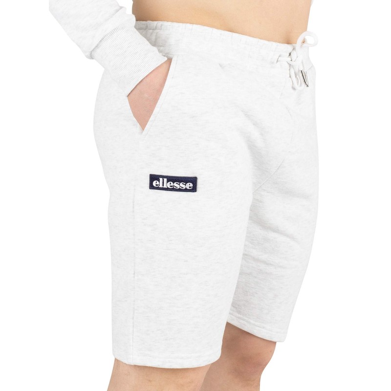 ellesse Noli Fleece Shorts White Marl