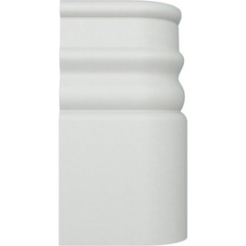 Ekena Millwork Endurathane Outside Corner for Federal Baseboard Moulding, 5 7/8"H x 3 1/8"P, Factory Primed