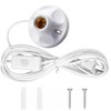 15FT Light Bulb Base with Cord E26/E27 Light Socket with