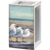 Primitives by Kathy Sea Turtle Home Décor Shell Holder,Blue