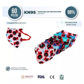 Ouldoeny Cubreboca Kn95 Infantil Juego Del Calamar Color Surtido 60pz