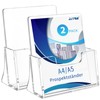 AITEE DIN A5 Table Brochure Stand: Pack of 2 Acrylic