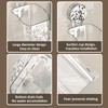 AYWSTC 2 Pack Suction Cup Shower Caddy, Wall Mounted Suction