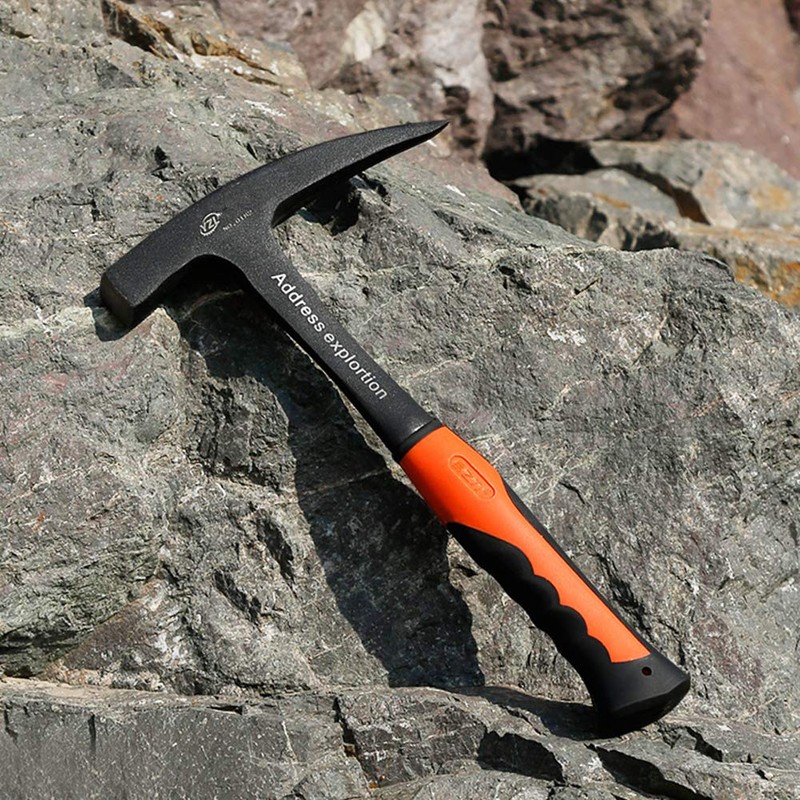 Rock Pick - 28 oz Geological Hammer with Pointed Tip-Masonry