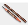 Pluma Diamalfi 2 puntas ultrafina cejas y barba marrón claro