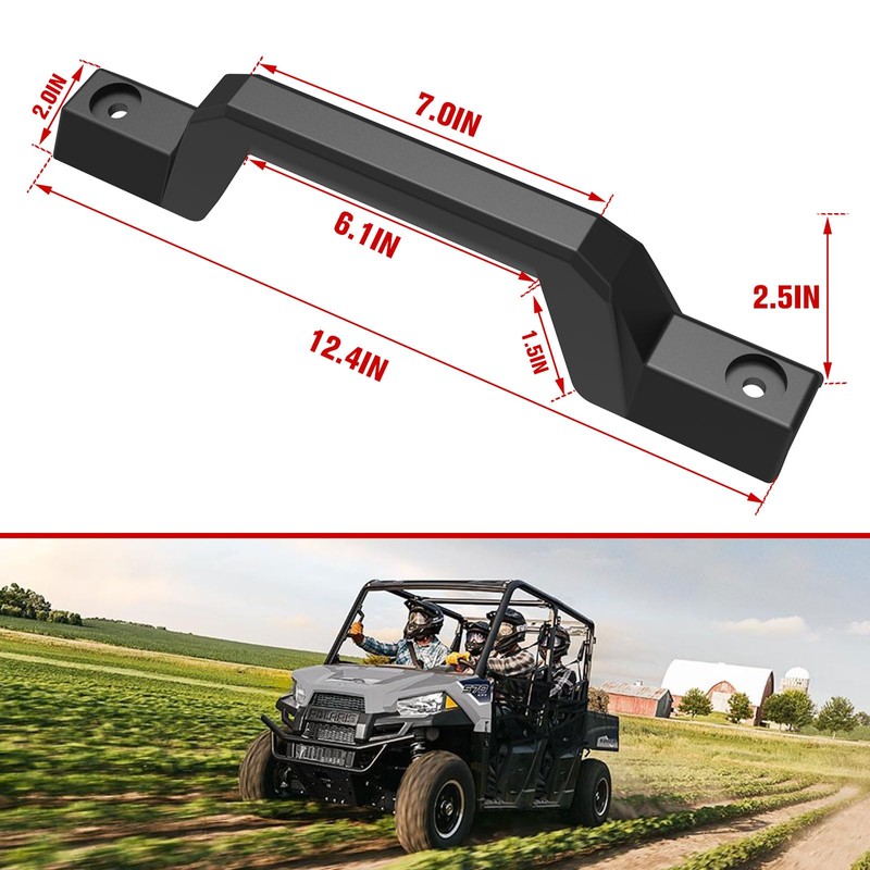 XUTVOTOR Polaris Ranger Grab Handle, Rollover Handle for Cab Frame