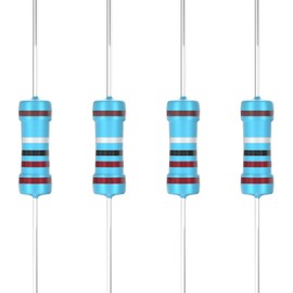 GUEEYUAW 100 Pcs 2.2 Ω ohm Resistor 1W Metal Film Fixed Resistor 0.01 ±1% Tolerance Resistors