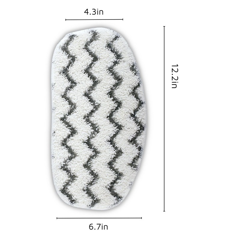 F Flammi Heavy-Duty Steam Mop Pads for PurSteam ThermaPro 10-in-1,