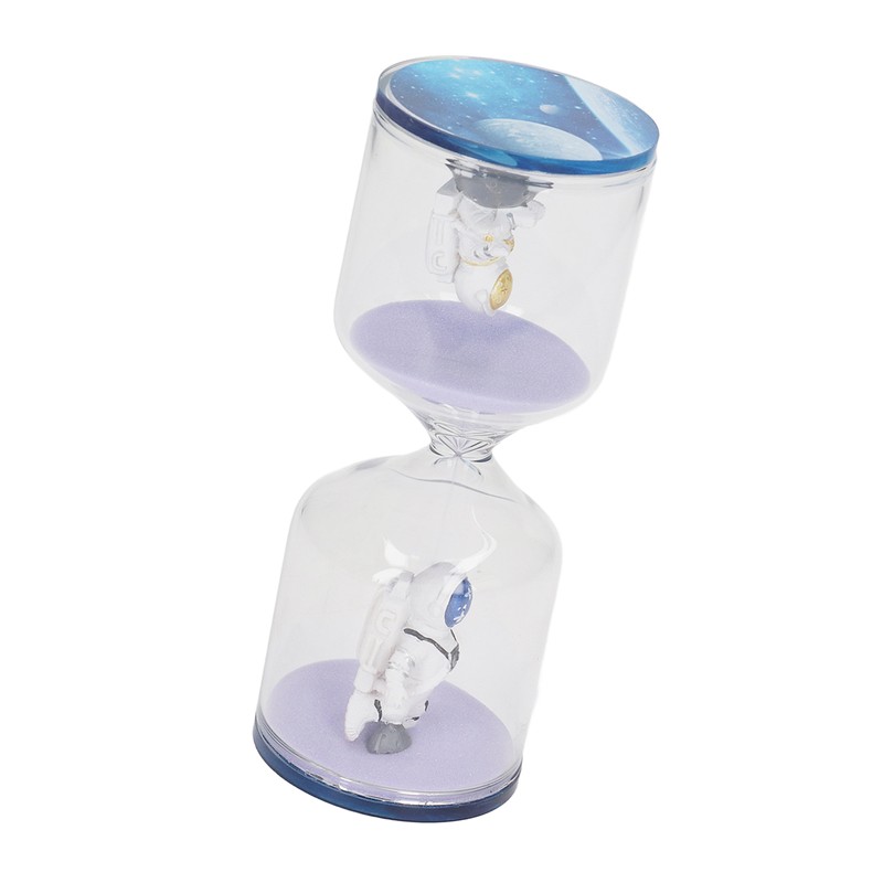 Decorative Sand Timer Clock Space Man Educational Hourglass for Office