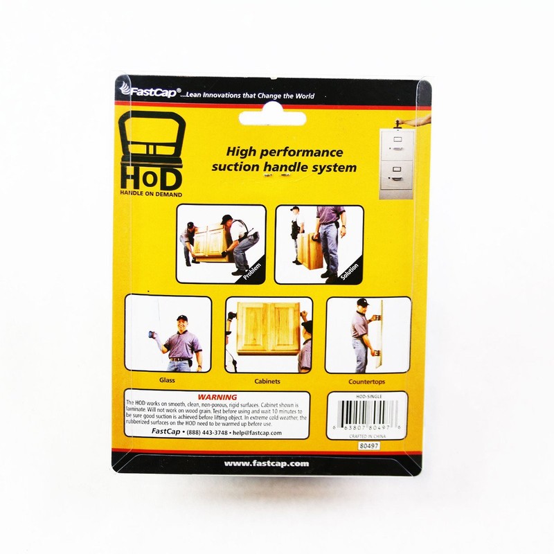 FastCap Handle on Demand Single Suction Cup 100lb Lifting