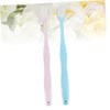 KOMBIUDA 2pcs Ergonomic Design Cleaning Toothbrushes for Oral Hygiene Soft