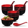 Nodaaiie 10 Pack Miso Soup Bowl Set with Spoons, 16