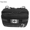 Tactical Molle Admin Pouch with Dual Layers Design, Medical EMT