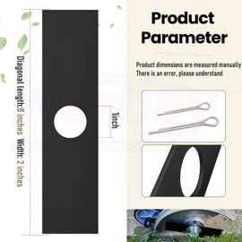 5 Pack 613223 Edger Blades Compatible with Ryobi, Echo, Stihl, Maruyama, Green Machine Edger, Replace 720-237-001, 4133-713-4101, 216062, 237001-1 Inch Center Hole