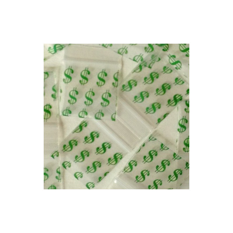 1X1 1010 100 Ct Count Money $$ Ziplock Baggies Bags