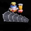 Silicone Stretch Lids for Food Bowls – Reusable Stretch Covers