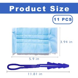 Aczyqws 10 Flash Duster Magnet with 1 Extender Handle, Dust Magnet Flash Dusters Refills, Fluffy Duster for Cleaning, Trap And Lock Away Dust, Dirt And Hair In No Time