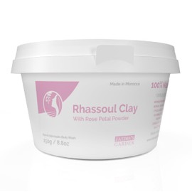 Fatima's Garden - Ghassoul Powder with Rose Petals - Rhassoul Face and Hair Mask - 250 g