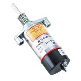 125-5773 Fuel Shut Off Solenoid 8C-9986 1255773 SOL22103 for Caterpillar Engine SR4 3204 3304 3304B 3306 3306B 3306C 3406C 3406B 3306B HT400-2 Terminals 12VDC