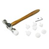 Dual-Head Nylon Hammer, Soft Touch Plastic Tips, Metal Forming Jewellery