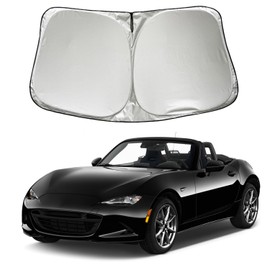 SZYUCHEN Car Windshield Sun Shade Sunshade Compatible with Mazda Miata MX-5 Miata Coupe 2025 2024 2023 2022 2021-2016 Rf Grand Touring Accessories, Car Front Window Sun Shield
