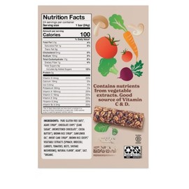 Good Organic Chocolate Chip Bars Vegan Gluten Free Kosher Nut Free Oeanut Free Non GMO 24 Bars each 0.85 oz