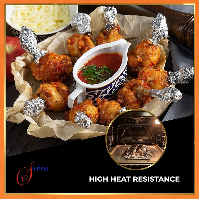 STERLING PRODUCTS 30m Extra Long Aluminum Foil Roll, Large Pack