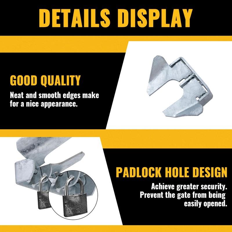 VIVIDA Butterfly Gate Latch 1-3/8" to 1-5/8", Wall Mount Butterfly