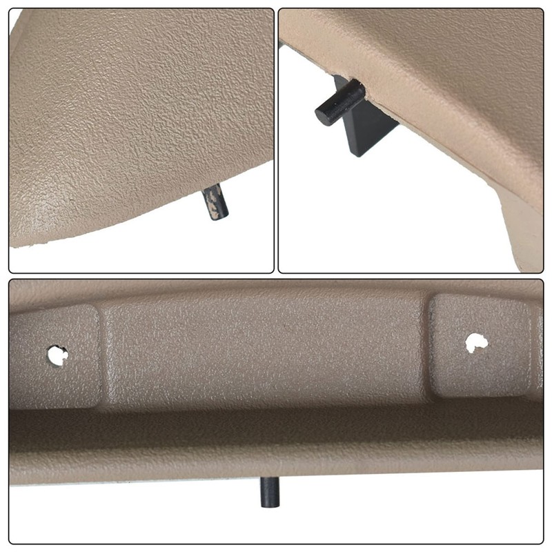 munirater Beige Front Car Door Armrest Pull Handle Cover Driver