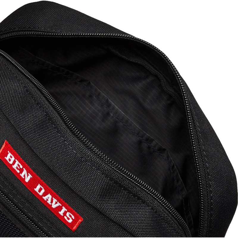 Ben Davis Mini Shoulder Wide Mini Shoulder Black Red