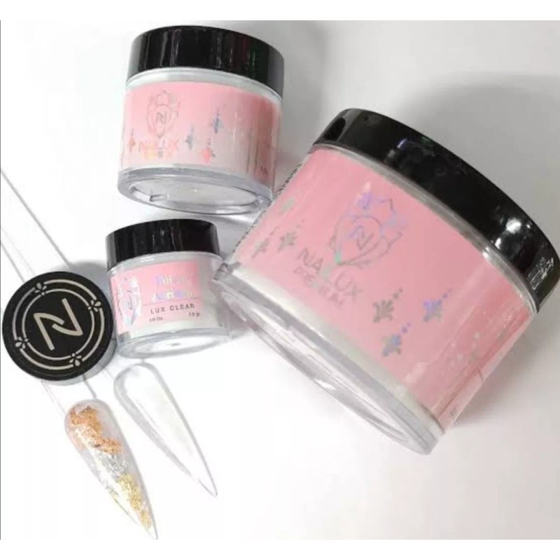 Nailux Acrílico Transparente Clear Nailux 7,5 Grs
