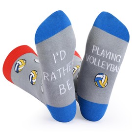 P PARATU Volleyball Socks for Women Men Teen Boy Girls, Volleyball Gifts Volleyball Coach Gifts