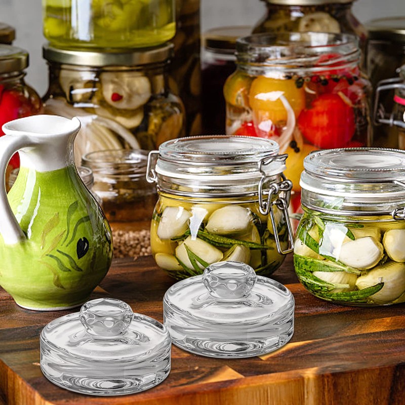 YOUEON 9 Pack Fermentation Glass Weights with Easy Grip Handles
