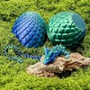 3D Printed Dragon Egg, Articulated Dragon Inside, Crystal Dragon Fidget