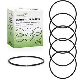 AppliaFit O-Rings Compatible with Whirlpool WHKF-DWHBB, WHKF-C9 and American Plumber W10-PR, W10-OR Water Filter Housings (6-Pack)