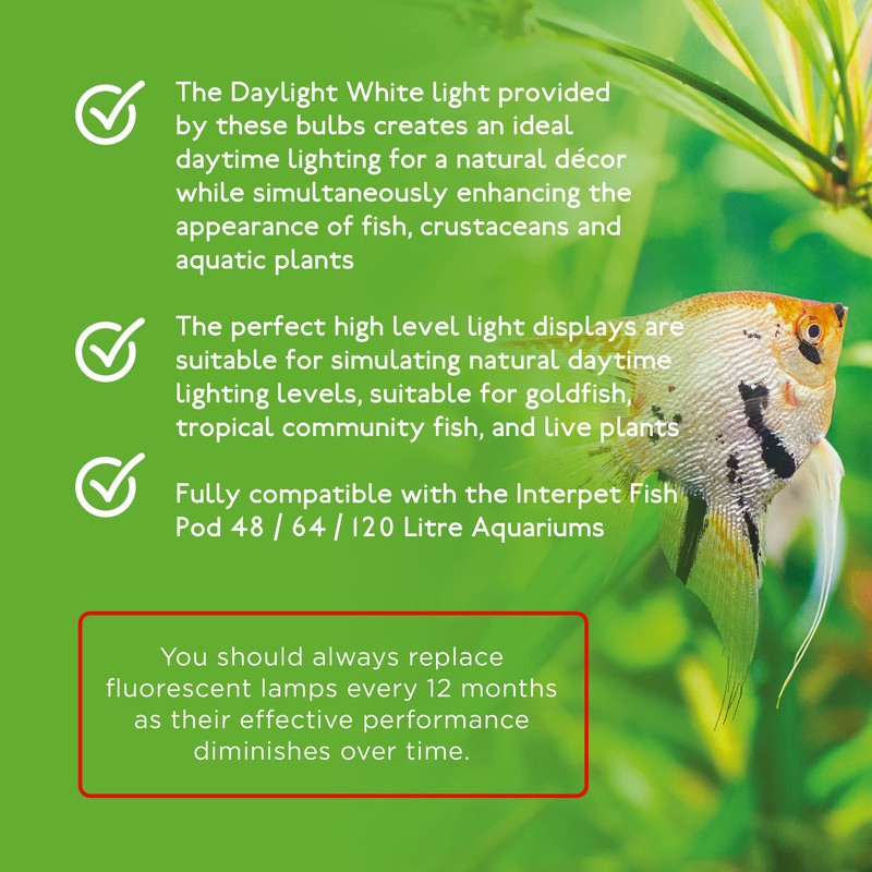 Aqua-Terra Lighting 15W Brightday White Replacement Bulb for The Fish