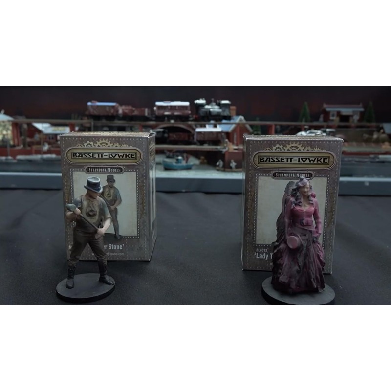 Bassett-Lowke BL8012 SteamPunk 'Adder Stone' 10cm figure Railway accessorie