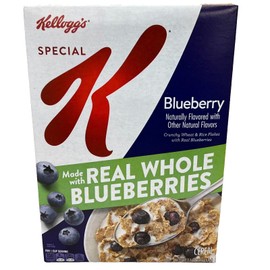 Kellogg's Special K Blueberry Crunchy Wheat & Rice Flakes Cereal 11.2 oz