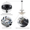 WUZUPS Crystal Chandelier Pendant Flushmount Ceiling Light Modern Lighting Fixture