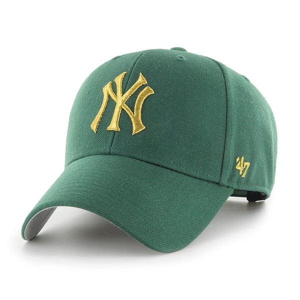 47 Men's Compatible with Yankees Brand Dark Green MVP Adjustable