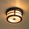 OUPAVOCS Motion Sensor Outdoor Ceiling Light, Flush Mount Front Porch
