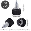 OLYCRAFT 36pcs Squeeze Bottle Cap 24/410 Natural Twist Top Caps