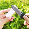 DMD Mini Pocket Knife Sharpener - Double-Sided Diamond & Ceramic