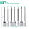 Bates- Extra Long Torx Bit Socket Set, 7 Pieces, 3/8"