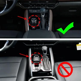 Kolya for 2023 2024 Chevy Colorado Accessories Center Console Gear Shift Panel Cover Trim for GMC Canyon Accessories (Not for 2WD) -Matte Black
