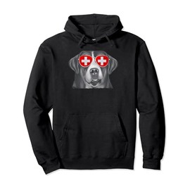 Greater Swiss Mountain Dog Dog Switzerland Flag Sunglasses Pullover Hoodie