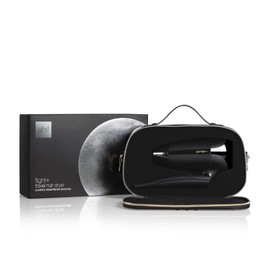 ghd Flight+ Travel Hair Dryer ― 1300w Professional Portable Hair Volumizer, Suitcase Friendly, Lightweight, Powerful, and Compact Blow Dryer for All Hair Types ― Black