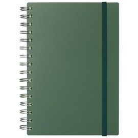 TIEFOSSI A5 Hardcover Spiral Notebook, Aesthetic Thick Journal for Women Writing, 100 GSM 300 Pages, College Ruled, for Work, School