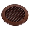Black 100mm / 4 inch Round Air Vent Grill Cover,