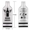 AOZITA [UPGRADED PROTECTION] 8 Set Reusable Wine Bags for Travel,